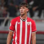 Luis Bilbao en uno de los partidos jugados tiempo atrás con el Bibao Athletic. / ATHLETIC CLUB