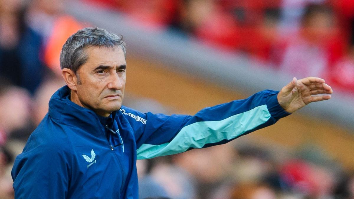 Ernesto Valverde durante el doble amistoso del Athletic en Anfield. Foto: Athletic Club
