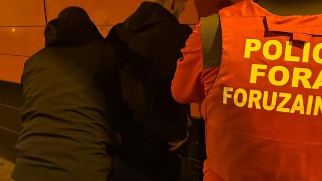 Detenido por robo de vehículos. Foto: Policía Foral