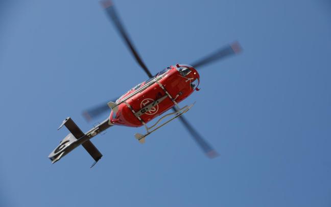 Helicóptero de emergencia de Navarra. Gobierno de Navarra. 