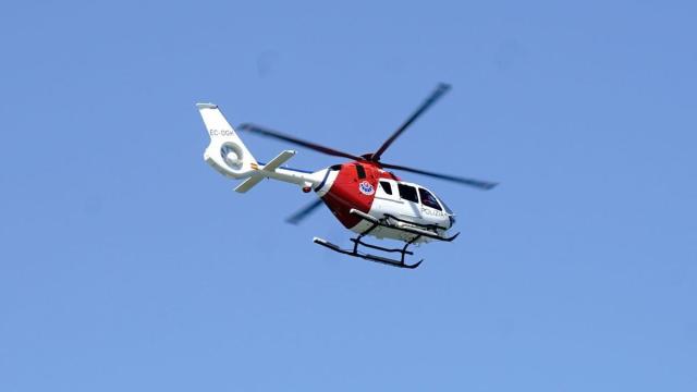 Imagen de archivo del helicóptero de la Ertzaintza / Deia - Miguel Acera