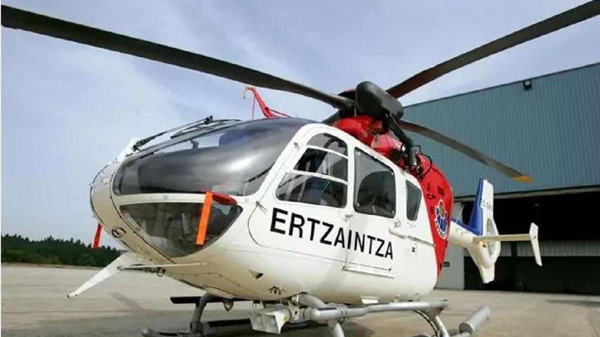 Helicóptero de la Ertzaintza E.P