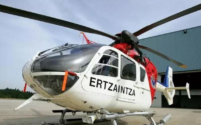 Helicóptero de la Ertzaintza E.P