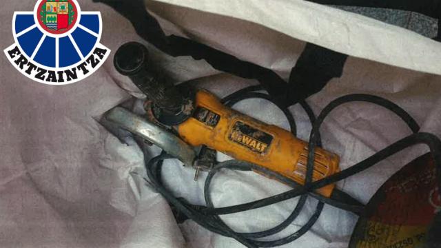 Una de las herramientas sustraídas. DEPARTAMENTO DE SEGURIDAD