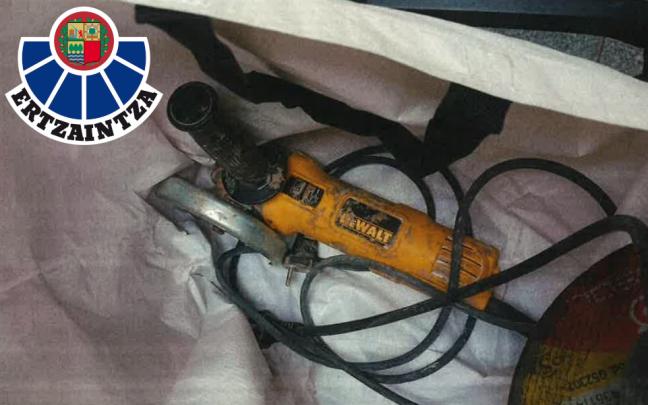 Una de las herramientas sustraídas. DEPARTAMENTO DE SEGURIDAD