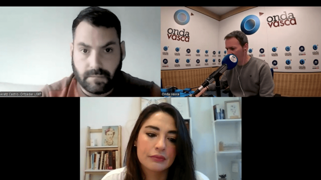 Aratz Castro y Lorena González entrevistados por Txema Gutiérrez en ONDA VASCA
