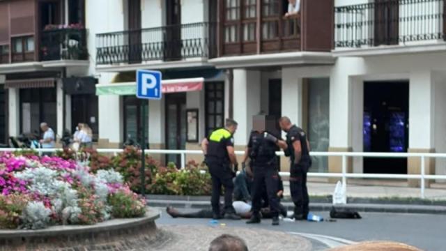 Lugar del suceso en Hondarribia. N.G.