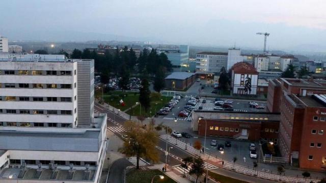 Vista aérea del Complejo Hospitalario de Navarra (CHN) JAVIER BERGASA