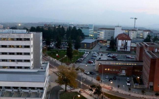 Vista aérea del Complejo Hospitalario de Navarra (CHN) JAVIER BERGASA