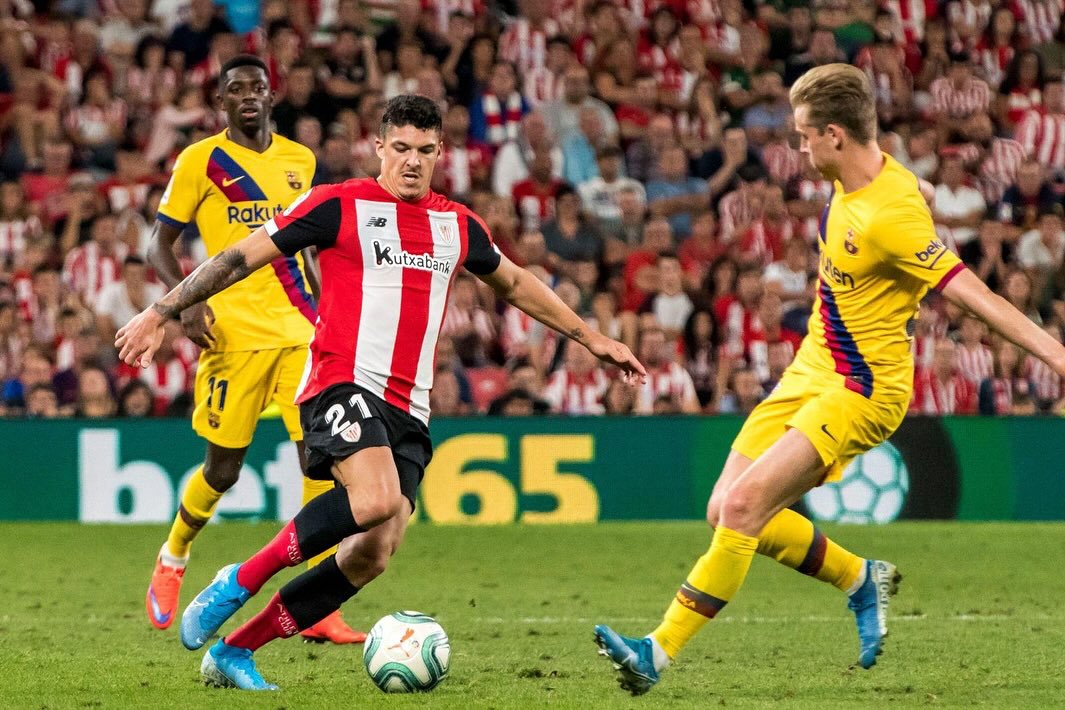 Ander Capa con el Athletic. Foto: Instagram @andercapa