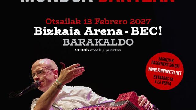 Korrontzi y más de 80 agrupaciones de danza se citan en el Bizkaia Arena el 13 de febrero