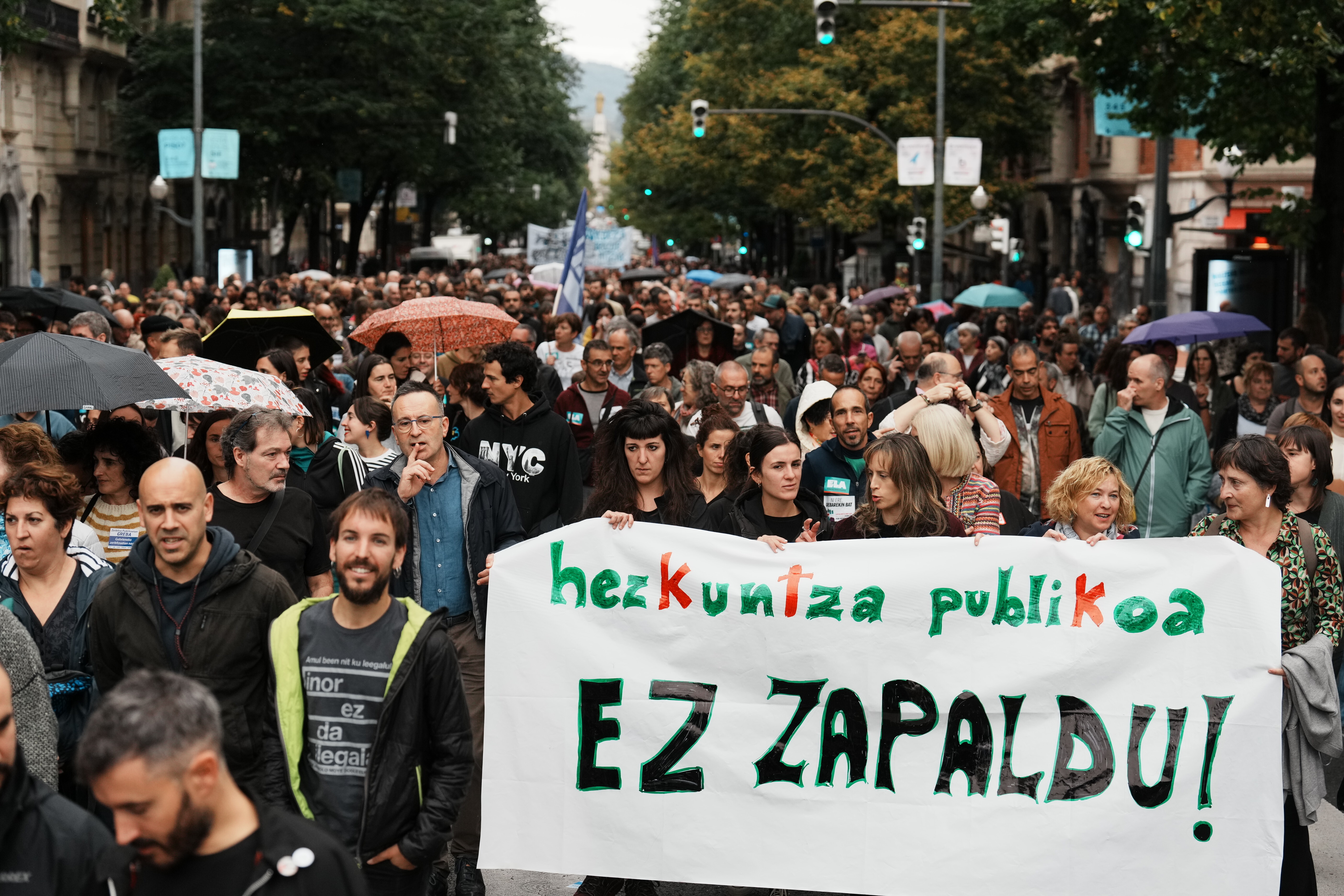 Manifestación con motivo de la huelga del sector público. EP