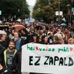 Manifestación con motivo de la huelga del sector público. EP