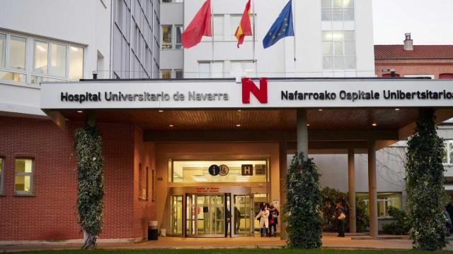 Fachada del Hospital Universitario de Navarra. EP