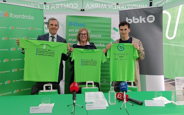 Presentación de la I Marcha Contra el Cáncer de Bizkaia