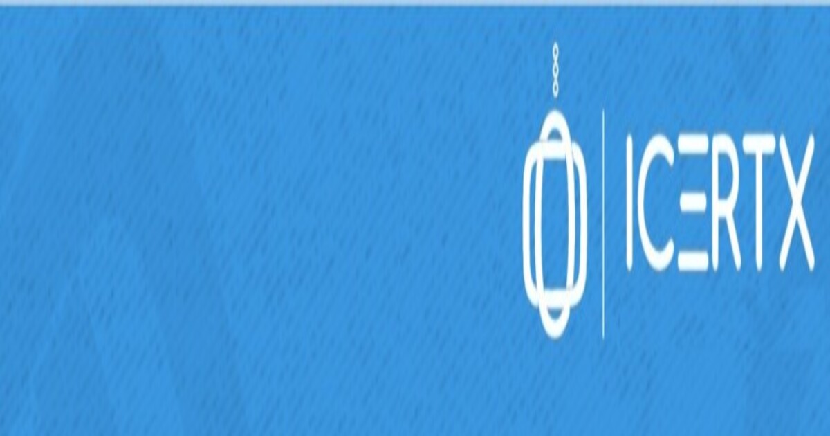 Logo ICERTX. ICERTX