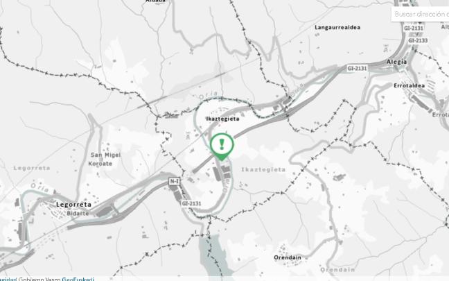Accidente en Ikaztegieta. TRAFIKOA.EUS