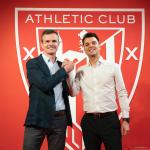 Jon Uriarte y Mikel González (Foto: Athletic Club) Jon Uriarte y Mikel González (Foto: Athletic Club)