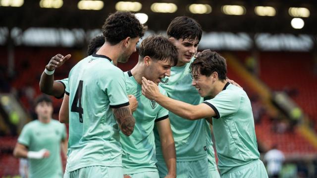 Los cachorros celebrando un gol / Athletic Club