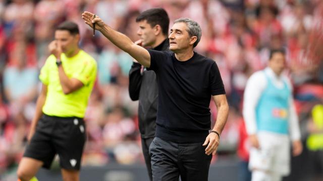 El triunfo del Valencia evidenció le enésima muestra de importancia de Valverde y su grupo. / ATHLETIC CLUB