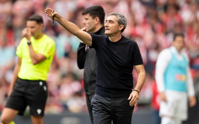 El triunfo del Valencia evidenció le enésima muestra de importancia de Valverde y su grupo. / ATHLETIC CLUB