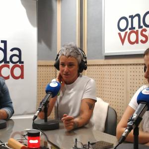 Ana Esgueva, Garbiñe Rodríguez y Amagoia Palacios, entrevistadas en Las Mañanas de Onda Vasca