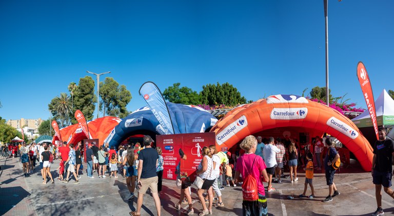 Parque Vuelta instalado en Tarragona. Foto: Ayuntamiento de Tarragona