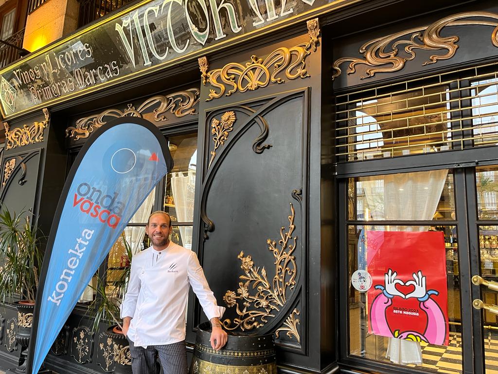 Iker Carrillo, jefe de cocina del Restaurante Víctor Montes