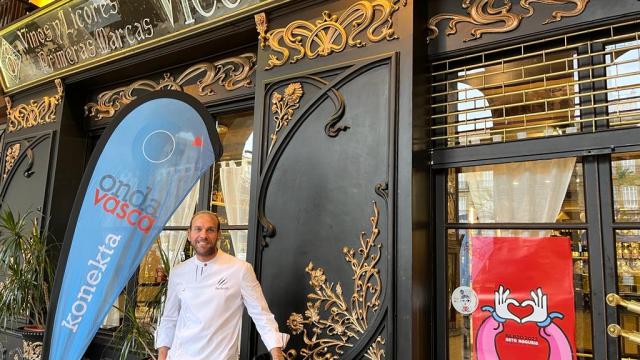 Iker Carrillo, jefe de cocina del Restaurante Víctor Montes