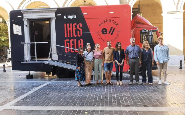 Presentación esta mañana del scape room '17. logela'