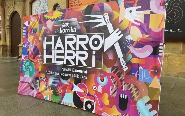 Cartel y lema de la 23. Korrika