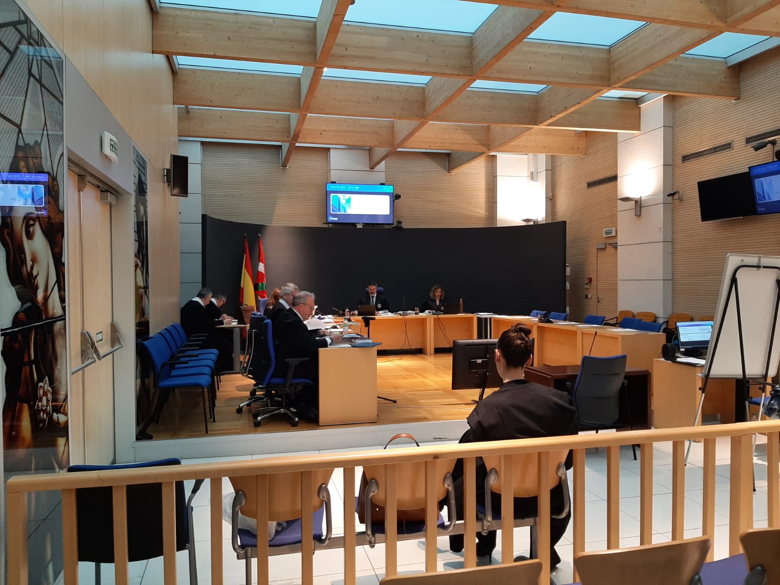 Tercera sesión del juicio por la muerte de Santi Coca, en la Audiencia de Gipuzkoa