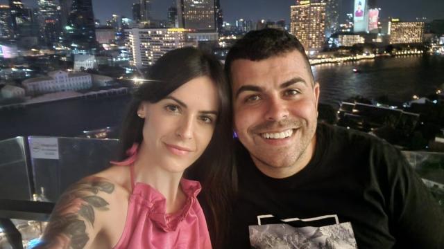 Imagen de Usoa y Alex durante su viaje a Tailandia