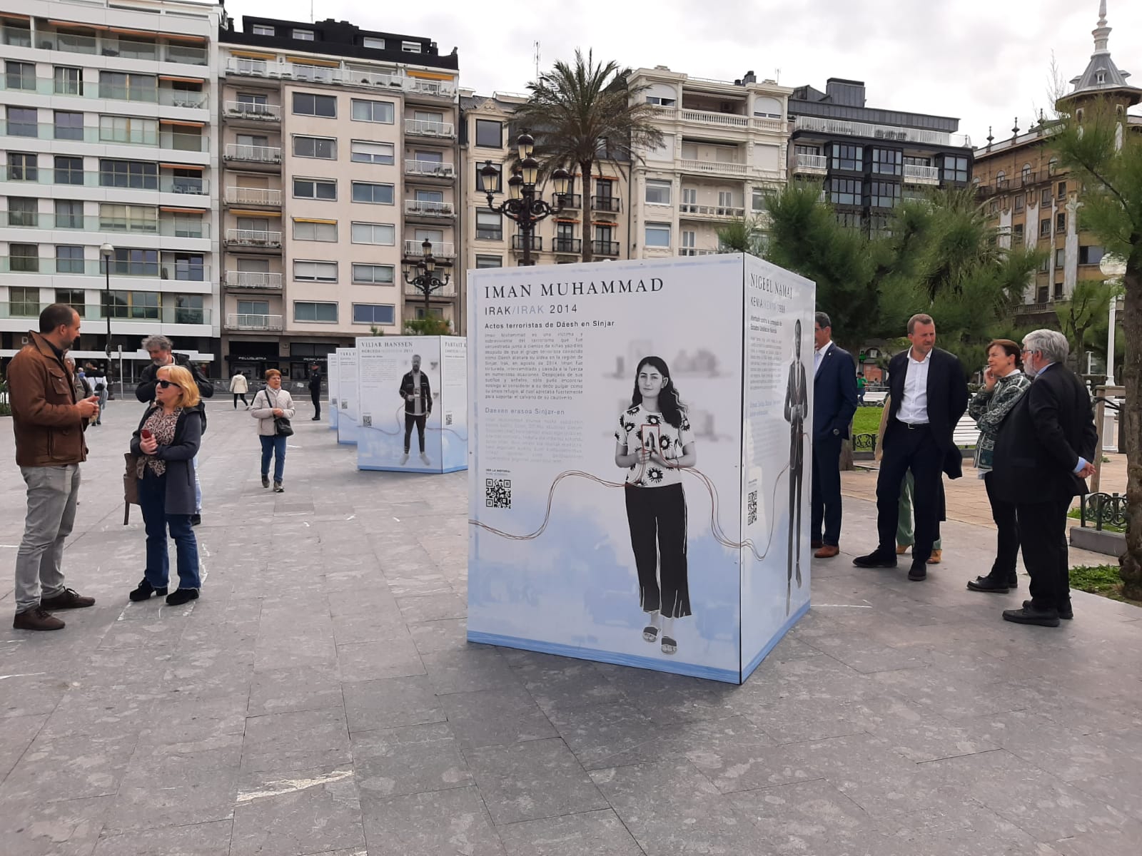 La exposición 'Memories' permanecerá en Alderdi Eder hasta el 11 de junio