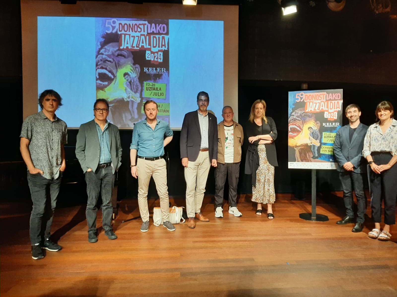 Presentación, esta mañana, de la edición nº 59 del Donostiako Jazzaldia