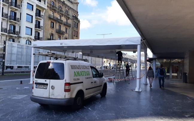 Donostia se prepara para el Zinemaldia
