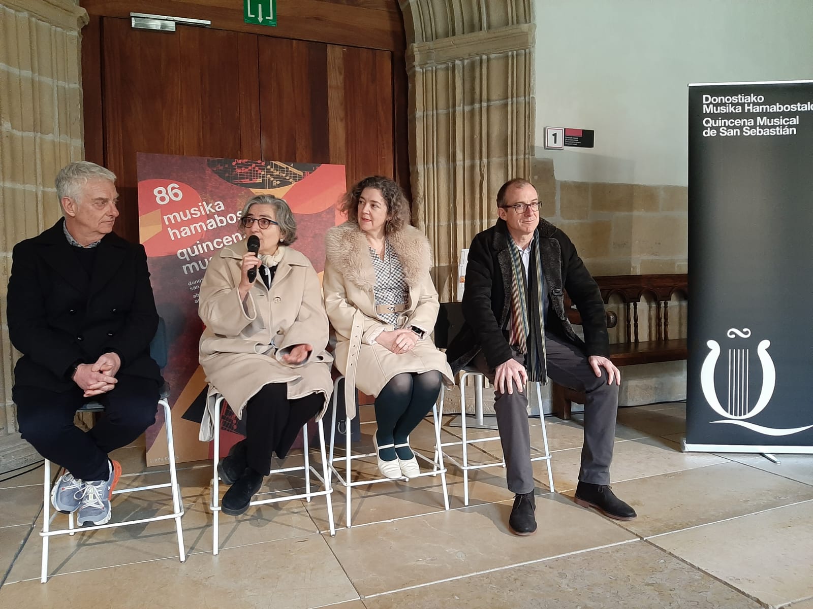 El cartel de la 86 Quincena Musical se ha presentado esta mañana en el Museo San Telmo de Donostia El cartel de la 86 Quincena Musical se ha presentado esta mañana en el Museo San Telmo de Donostia
