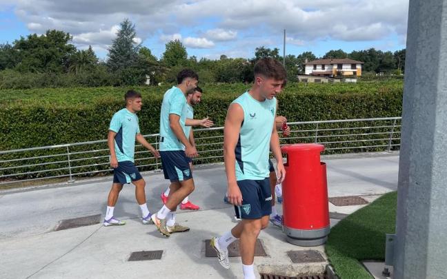 Mikel Jauregizar ha vuelto hoy a los entrenamientos Mikel Jauregizar ha vuelto hoy a los entrenamientos