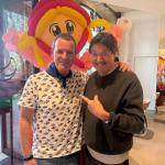 Rody Aragón, junto a Txema Gutiérrez en el especial de Aste Nagusia de Bilbao