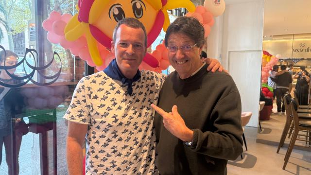 Rody Aragón, junto a Txema Gutiérrez en el especial de Aste Nagusia de Bilbao