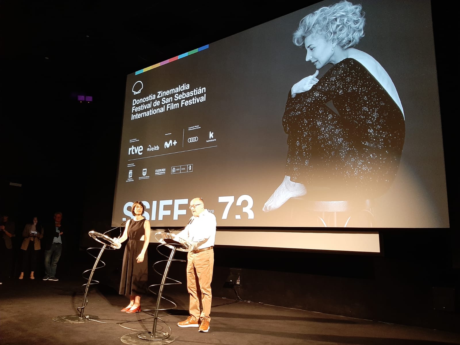 Presentación oficial, esta mañana, del 73º Festival Internacional de Cine de San Sebastián