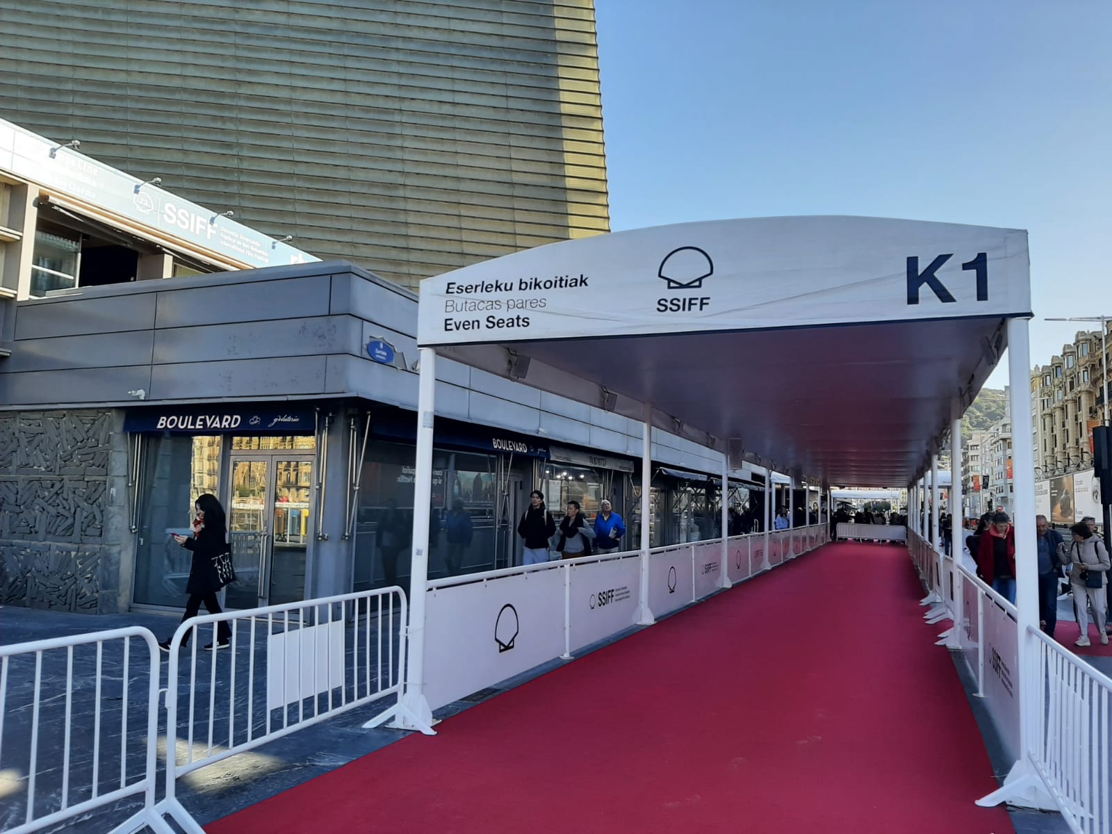 Alfombra roja de la 73ª edición del Zinemaldia