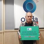 Santi Ugalde, en el estudio de Onda Vasca, ha sido nuestro 'Nor de Nor' de esta semana