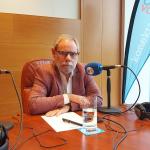 Pedro Barreiro, gerente del Consorcio de Aguas Bilbao Bizkaia, durante el programa especial de Onda Vasca