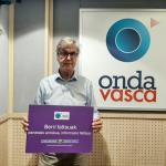 El neurólogo Gurutz Linazasoro, en el estudio de Onda Vasca