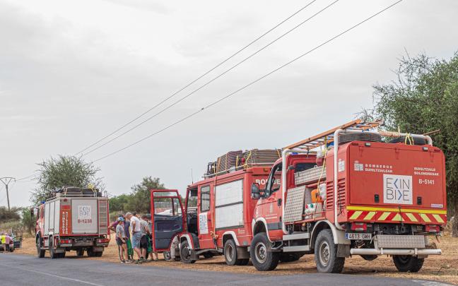 Imagen del convoy de la ONG Ekinbide en Guinea Bissau