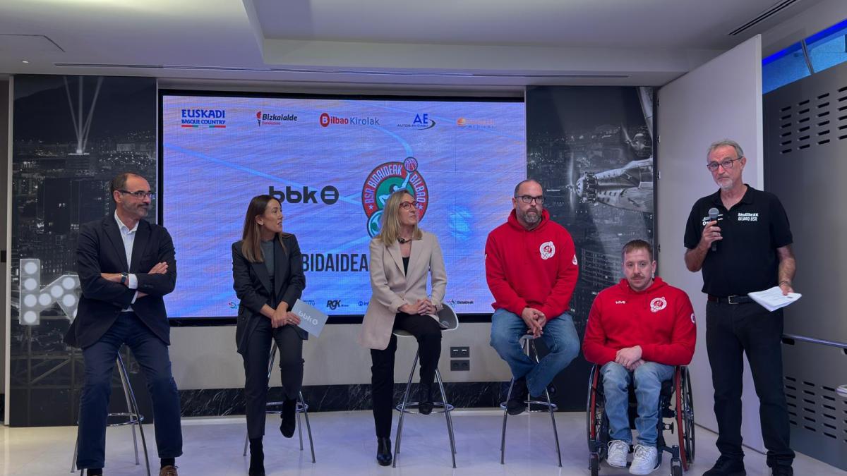Presentación del BBK Bidaideak para la temporada 2025/26