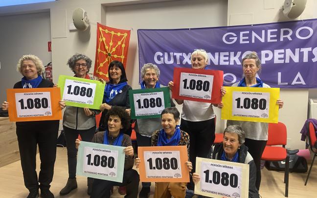 Pensionistas del "Ayuno-encierro" Pensionistas mujeres