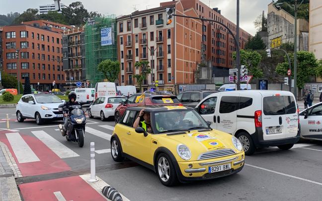 La Ertzaintza colapsa Bilbao. Foto: Leire Gayoso