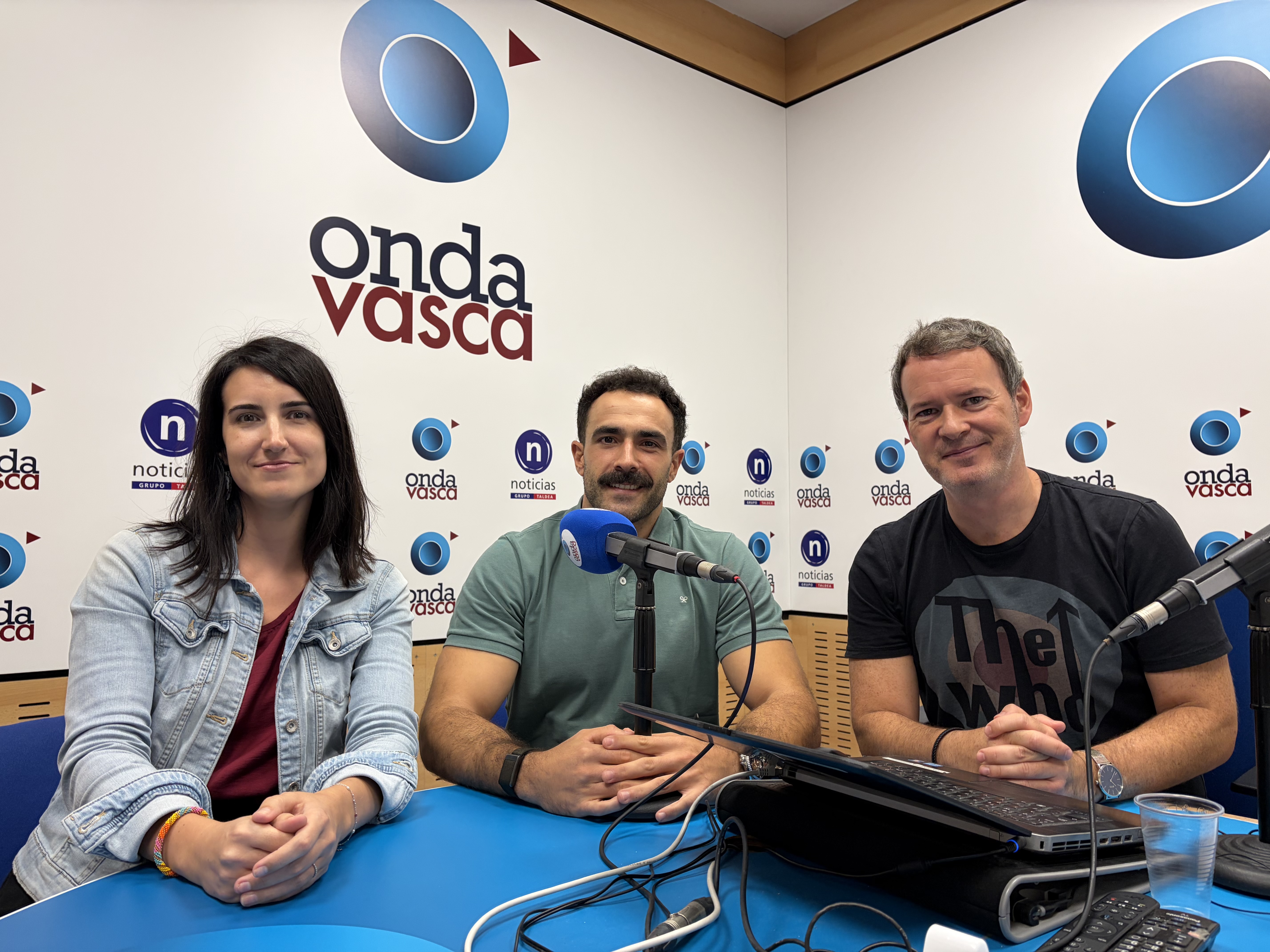 El dietista y antropometrista Borja Zuazua en los estudios de Onda Vasca
